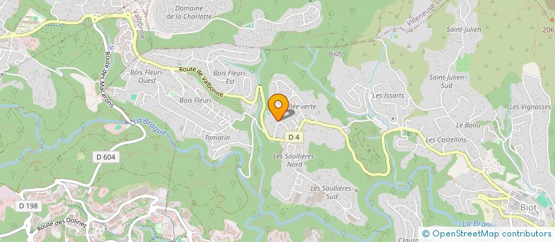 localisation de l'entreprise BRAND ID BOAT  BIOT