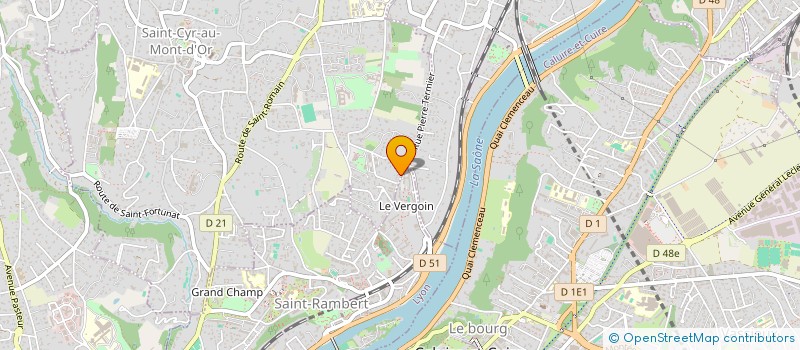 localisation de l'entreprise BRAND L'APOLLINISME  SAINT-CYR-AU-MONT-D'OR