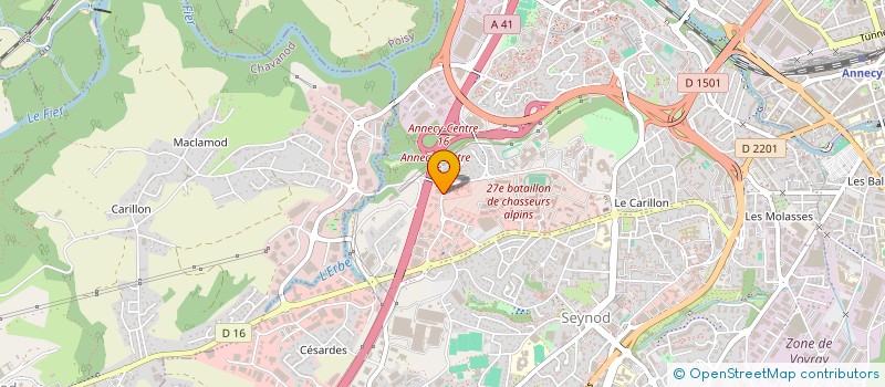 localisation de l'entreprise BRAND MARTINS  ANNECY