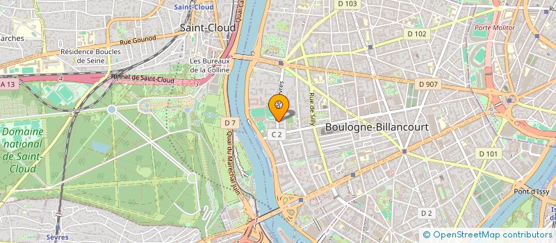 localisation de l'entreprise BRAND-MEETING à BOULOGNE-BILLANCOURT