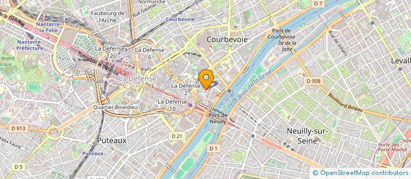 localisation de l'entreprise BRAND NEGOCE à COURBEVOIE
