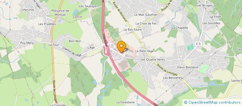 localisation de l'entreprise BRANDAO LITERIE à LE VIGEN