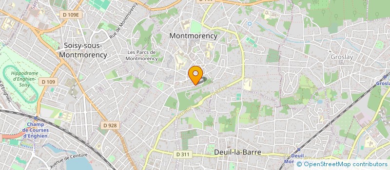 localisation de l'entreprise BRANDES  MONTMORENCY