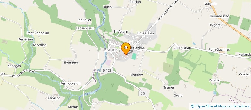 localisation de l'entreprise BRANDI'FIL  BRANDIVY