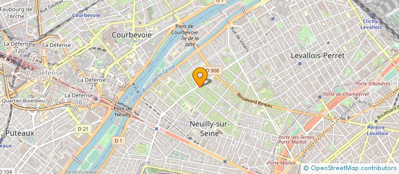 localisation de l'entreprise BRANDICOURT ANDRE à NEUILLY-SUR-SEINE
