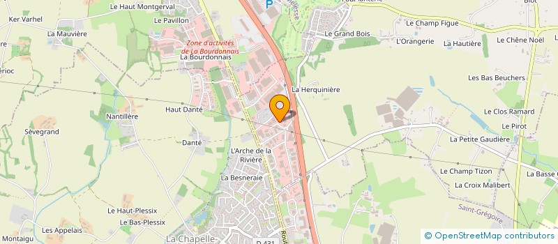 localisation de l'entreprise BRANDILY AMENAGEMENTS  MELESSE