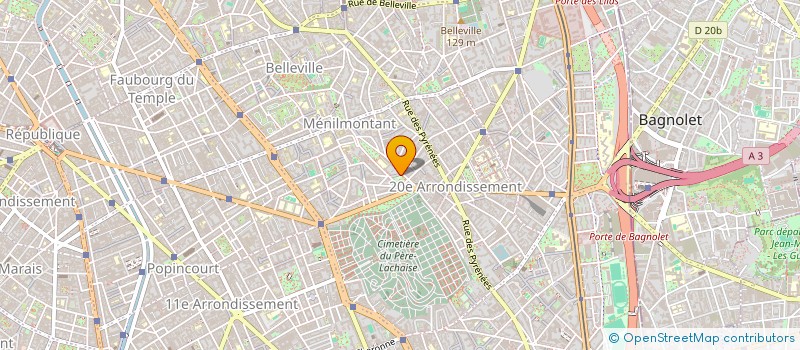 localisation de l'entreprise BRANDING IRON PRODUCTION à PARIS