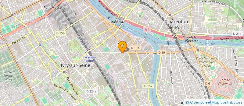 localisation de l'entreprise BRANDIS à IVRY-SUR-SEINE