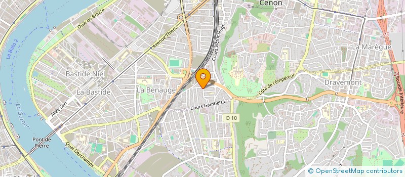 localisation de l'entreprise BRANDOLOGY SAS  CENON