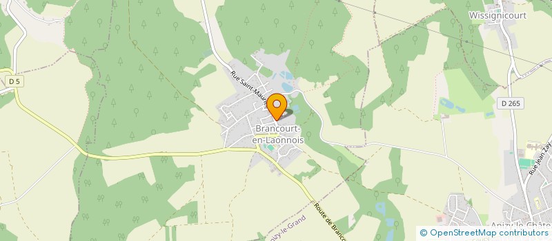 localisation de l'entreprise BRANDON FAMILY  BRANCOURT-EN-LAONNOIS