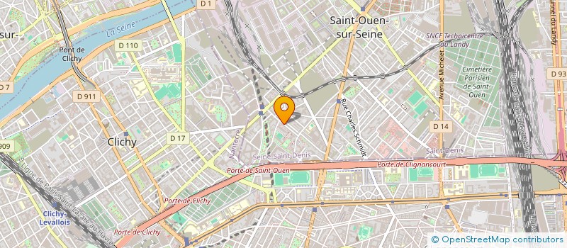 localisation de l'entreprise BRANDSCAPE à SAINT-OUEN-SUR-SEINE