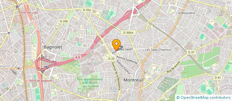 localisation de l'entreprise BRANDSEN INTERNATIONAL SPORTS INVESTMENT à MONTREUIL