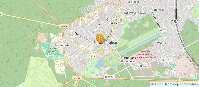 localisation de l'entreprise BRANDSON  FONTAINEBLEAU