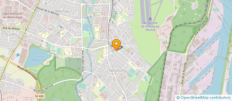 localisation de l'entreprise BRANEX-M EXPRESS à STRASBOURG
