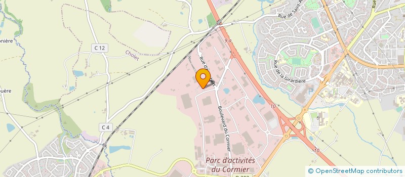 localisation de l'entreprise BRANGEON RECYCLAGE ATLANTIQUE à CHOLET