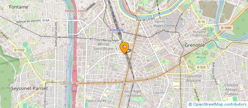 localisation de l'entreprise BRANGER  GRENOBLE