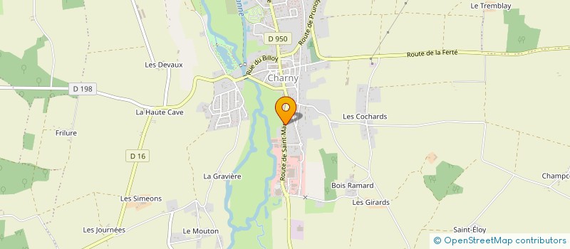 localisation de l'entreprise BRANGER ANDRE à CHARNY OREE DE PUISAYE
