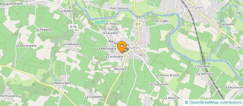 localisation de l'entreprise BRANGER JOEL  MONNIERES