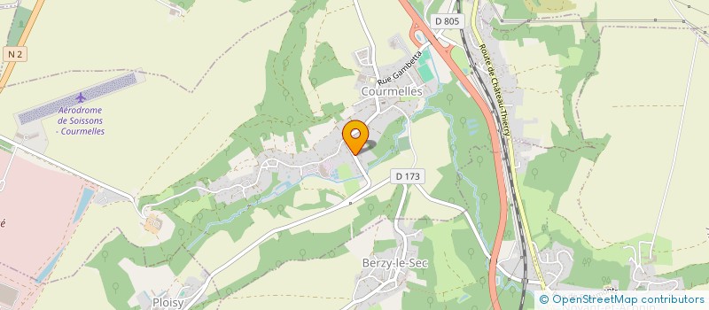 localisation de l'entreprise BRANH IMMO  COURMELLES