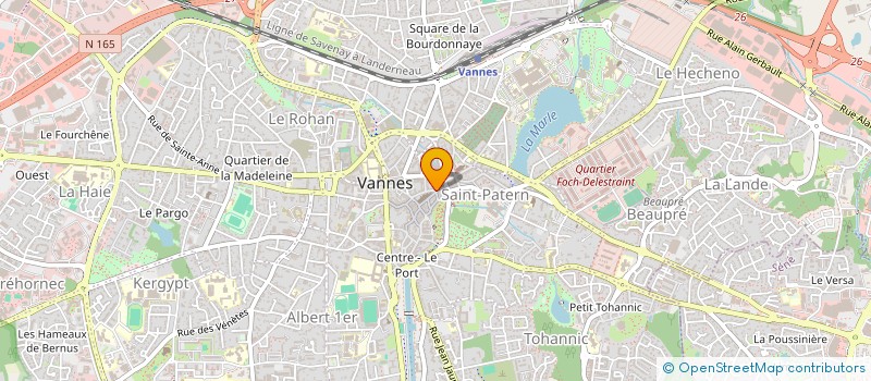 localisation de l'entreprise BRANIE à VANNES