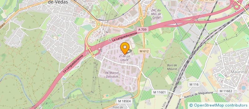 localisation de l'entreprise BRANIF à SAINT-JEAN-DE-VEDAS