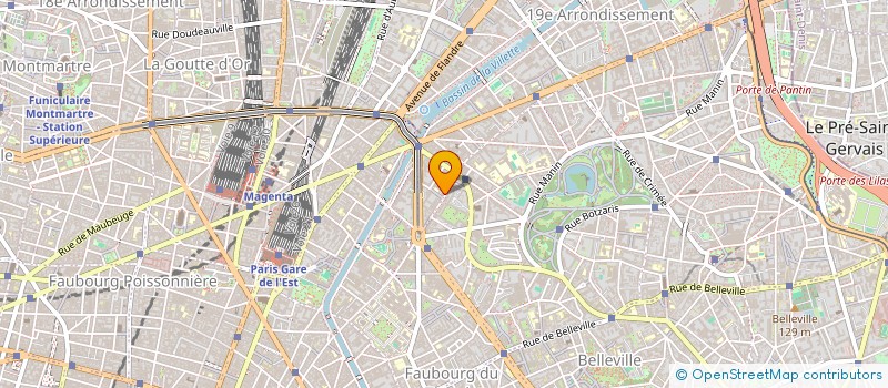 localisation de l'entreprise BRANIS à PARIS