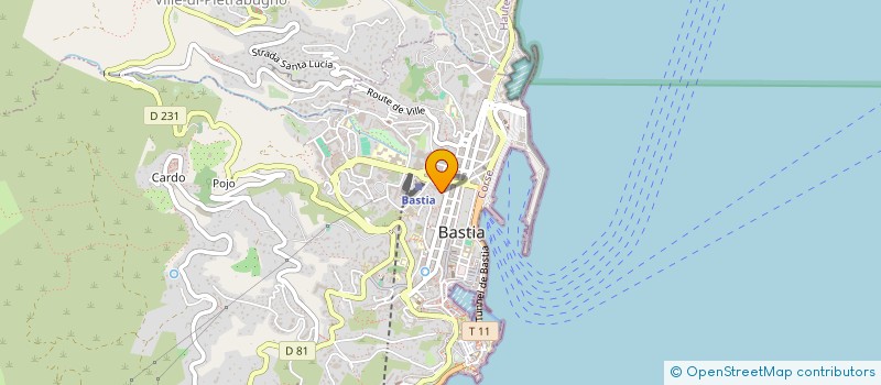localisation de l'entreprise BRANKO PROMOTIONS à BASTIA