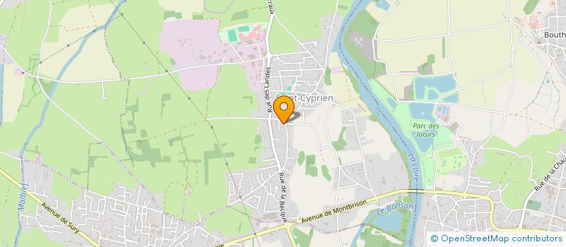 localisation de l'entreprise BRANLE-BAS D'ARTS  SAINT-CYPRIEN