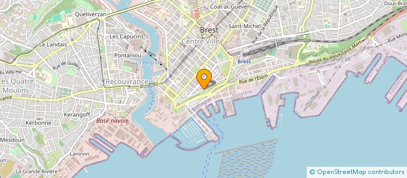 localisation de l'entreprise BRANLY  BREST