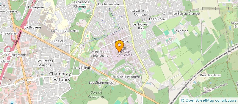 localisation de l'entreprise BRANLY IMMOBILIER  CHAMBRAY-LES-TOURS