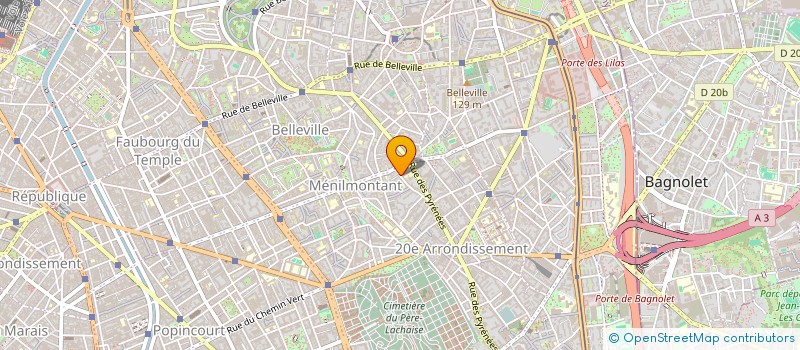 localisation de l'entreprise BRANO  PARIS