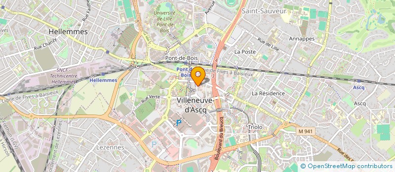 localisation de l'entreprise BRANOBA  VILLENEUVE-D'ASCQ