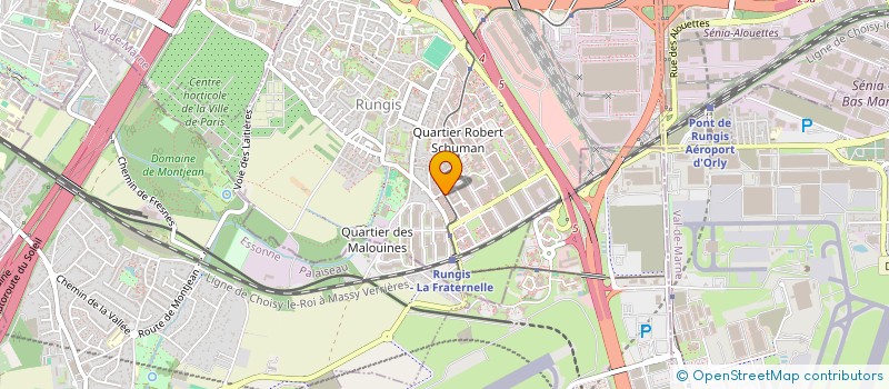 localisation de l'entreprise BRANSON ULTRASONS à RUNGIS