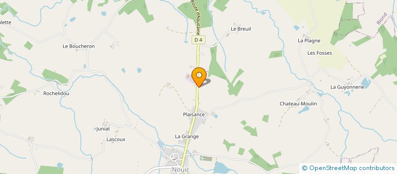 localisation de l'entreprise BRANTHOME ET FILS à NOUIC