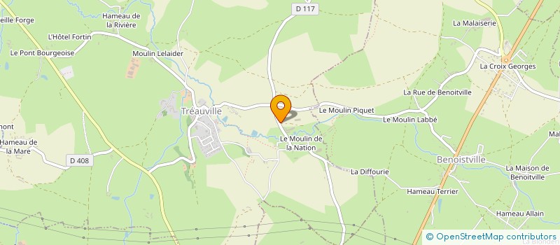 localisation de l'entreprise BRANTHONNE à TREAUVILLE