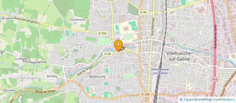 localisation de l'entreprise BRANTUT à GLEIZE