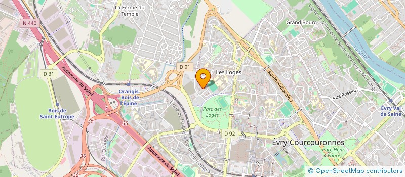 localisation de l'entreprise BRAPA PARTICIPATION MANAGEMENT ET CIE  EVRY-COURCOURONNES