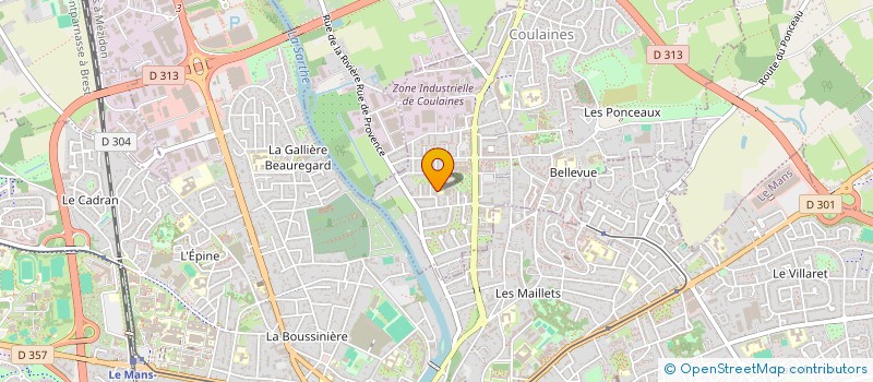 localisation de l'entreprise BRAQUE TOUT EN COULEURS à COULAINES