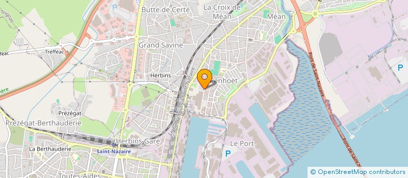 localisation de l'entreprise BRARD à SAINT-NAZAIRE