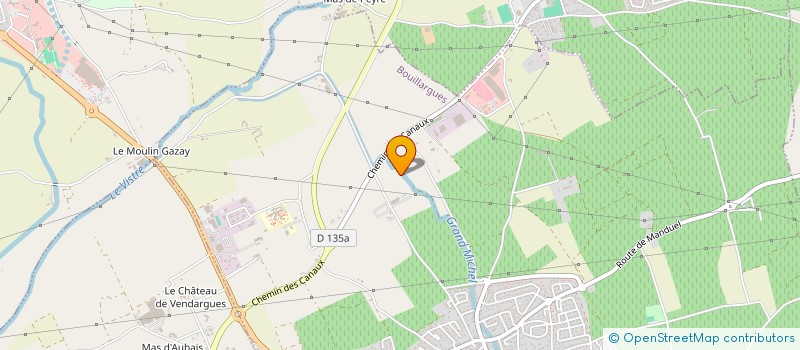 localisation de l'entreprise BRAS CASSES VOLLEY  RODILHAN