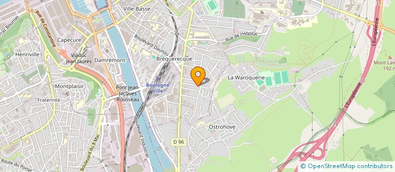 localisation de l'entreprise BRAS D'OR 62  BOULOGNE-SUR-MER