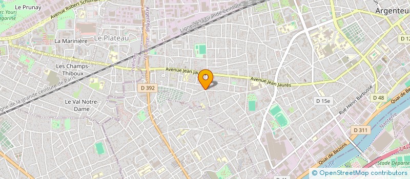 localisation de l'entreprise BRASA FEST CAFE  ARGENTEUIL