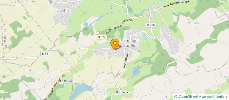 localisation de l'entreprise BRASAIR à SAINT-AGNIN-SUR-BION