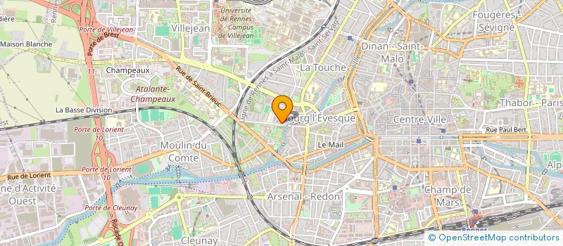 localisation de l'entreprise BRASAMOBE  RENNES