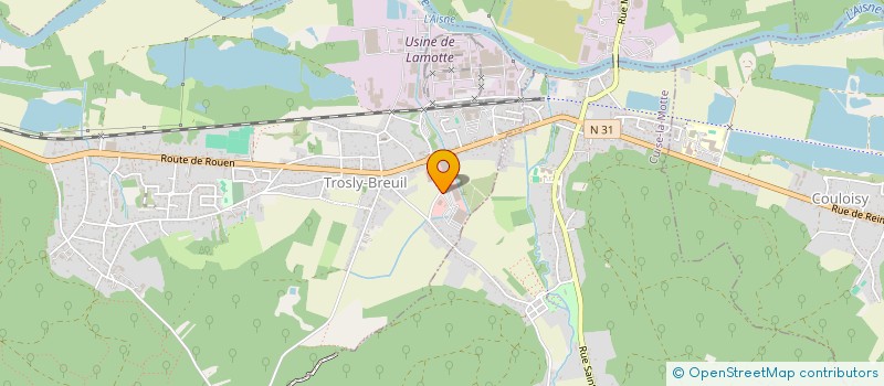 localisation de l'entreprise BRASCOT SA à TROSLY-BREUIL
