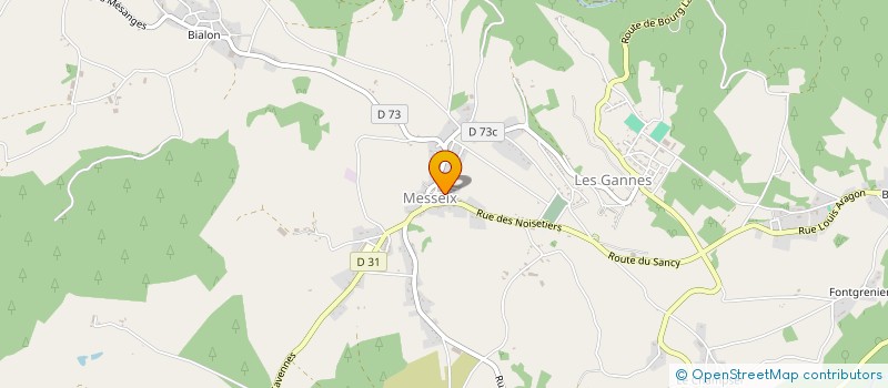 localisation de l'entreprise BRASERO-TRAITEURS  MESSEIX