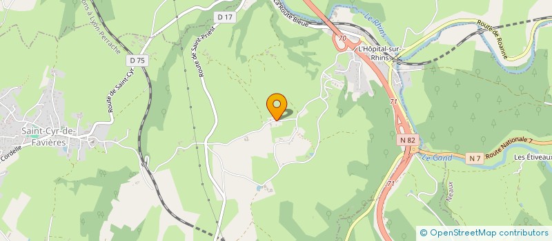 localisation de l'entreprise BRASIL  SAINT-CYR-DE-FAVIERES