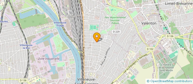 localisation de l'entreprise BRASIL EXPRESS à VILLENEUVE-SAINT-GEORGES