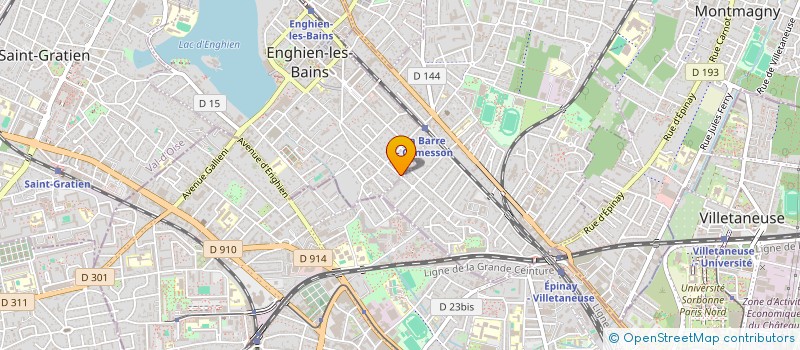 localisation de l'entreprise BRASILCOTTE  ENGHIEN-LES-BAINS