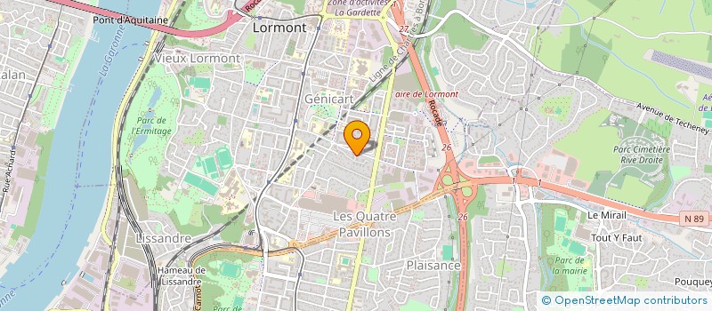 localisation de l'entreprise BRASILEIRINHA à LORMONT